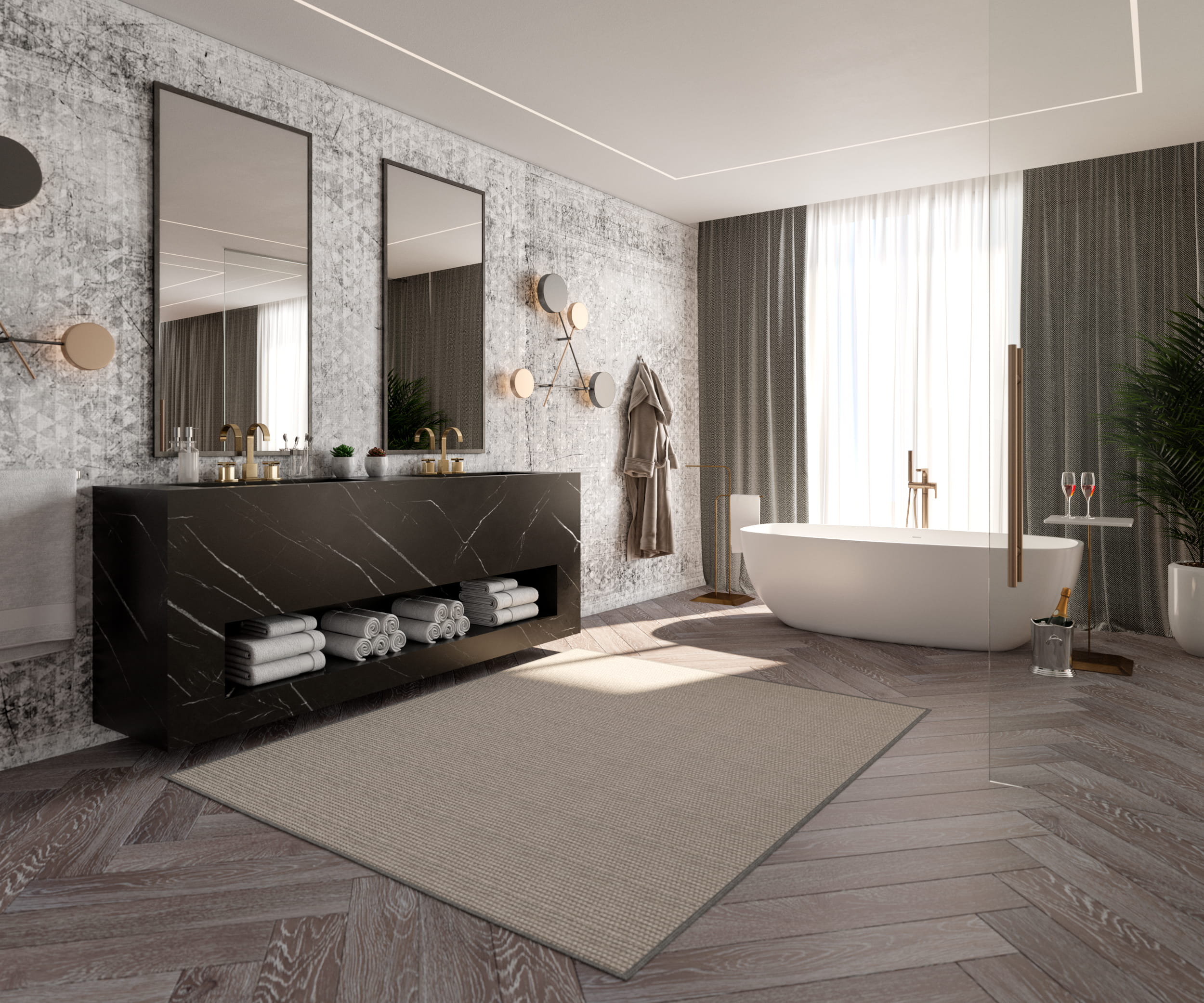 villa bathroom design