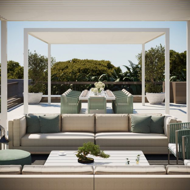 marbella interior design terrace