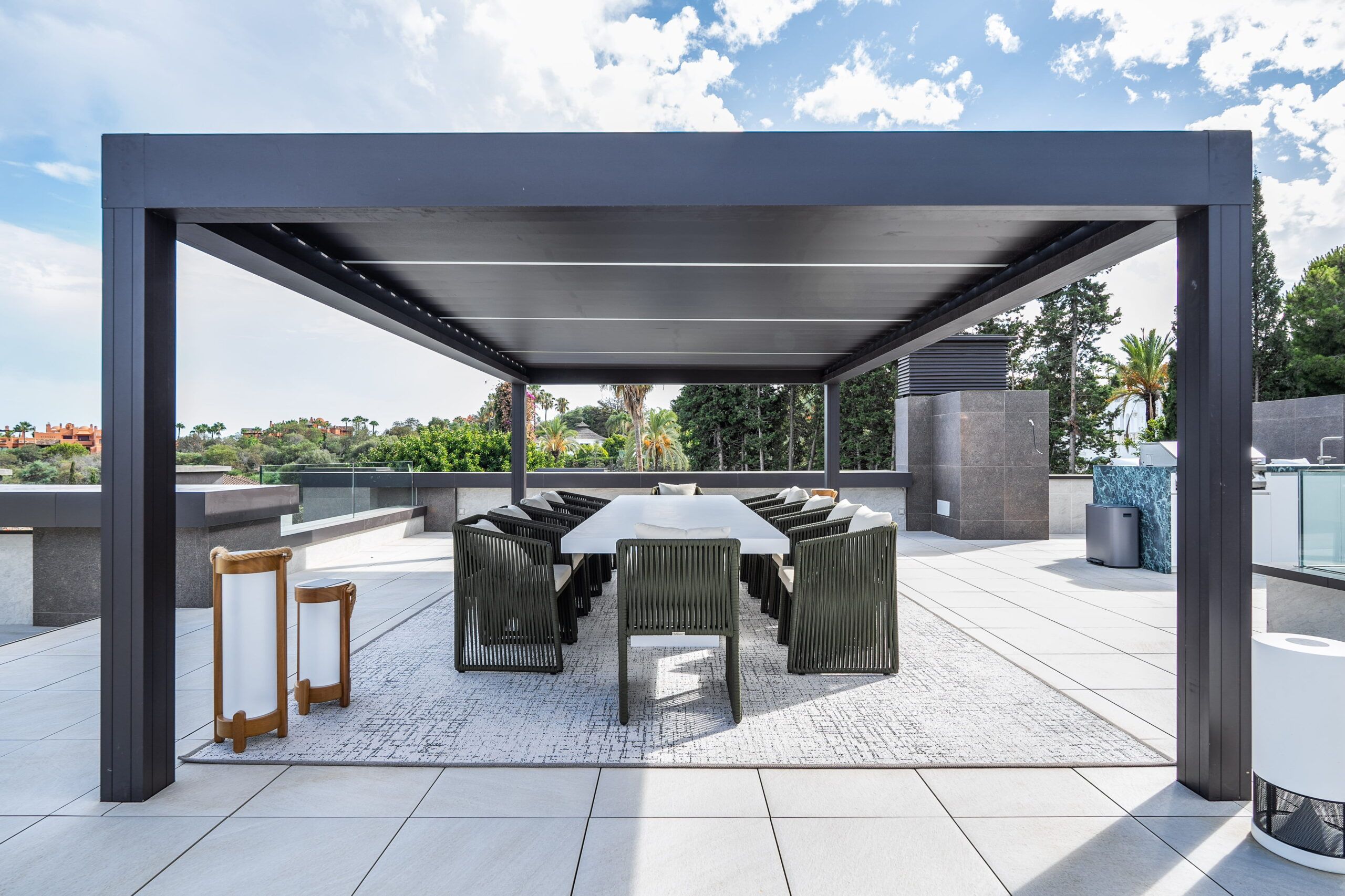 terrace pergola design