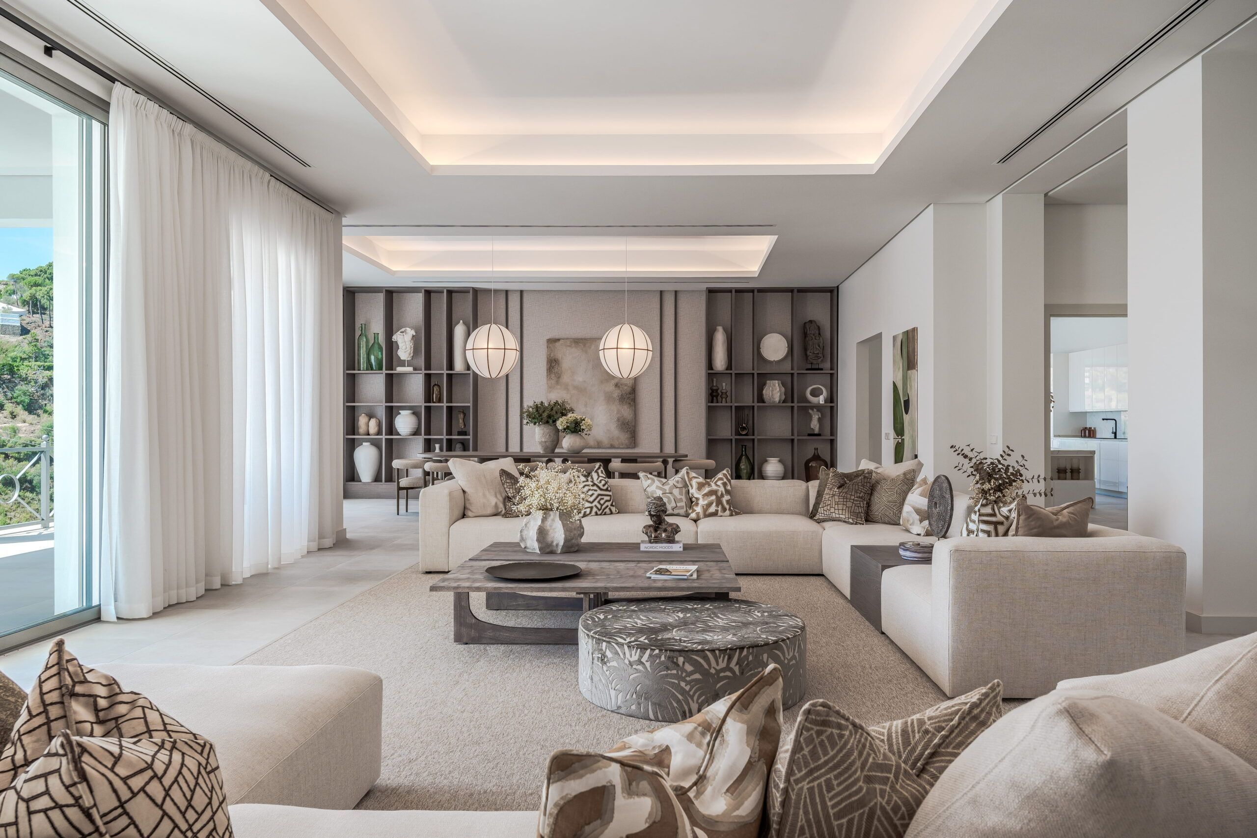 villa salon design