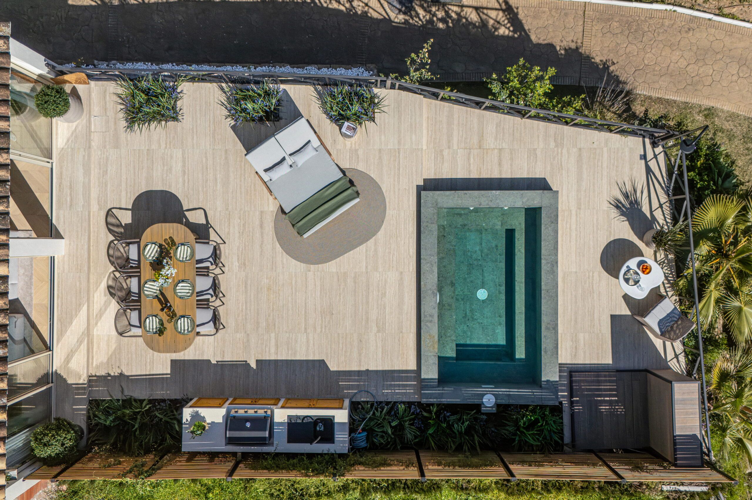 terrace layout design